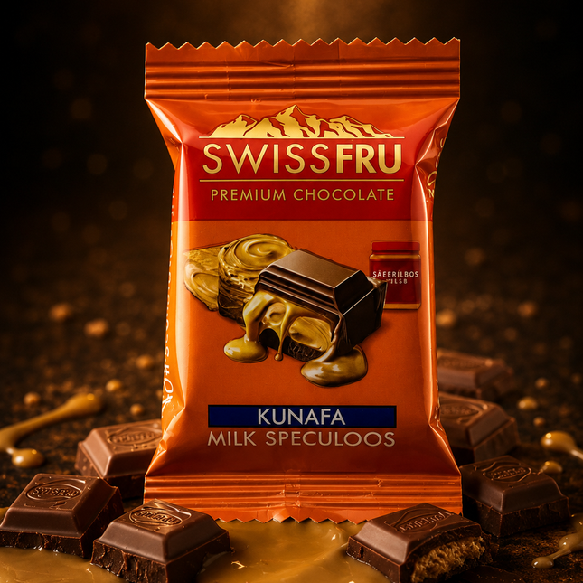 Swiss Fru Kunafa Milk Speculoos Mini
