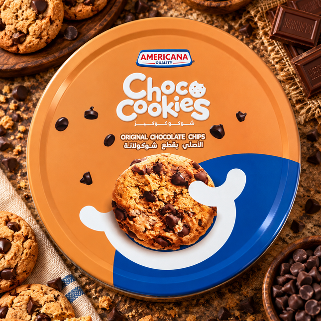 Americana Choco Cookies Chocolate Chips 605 gm