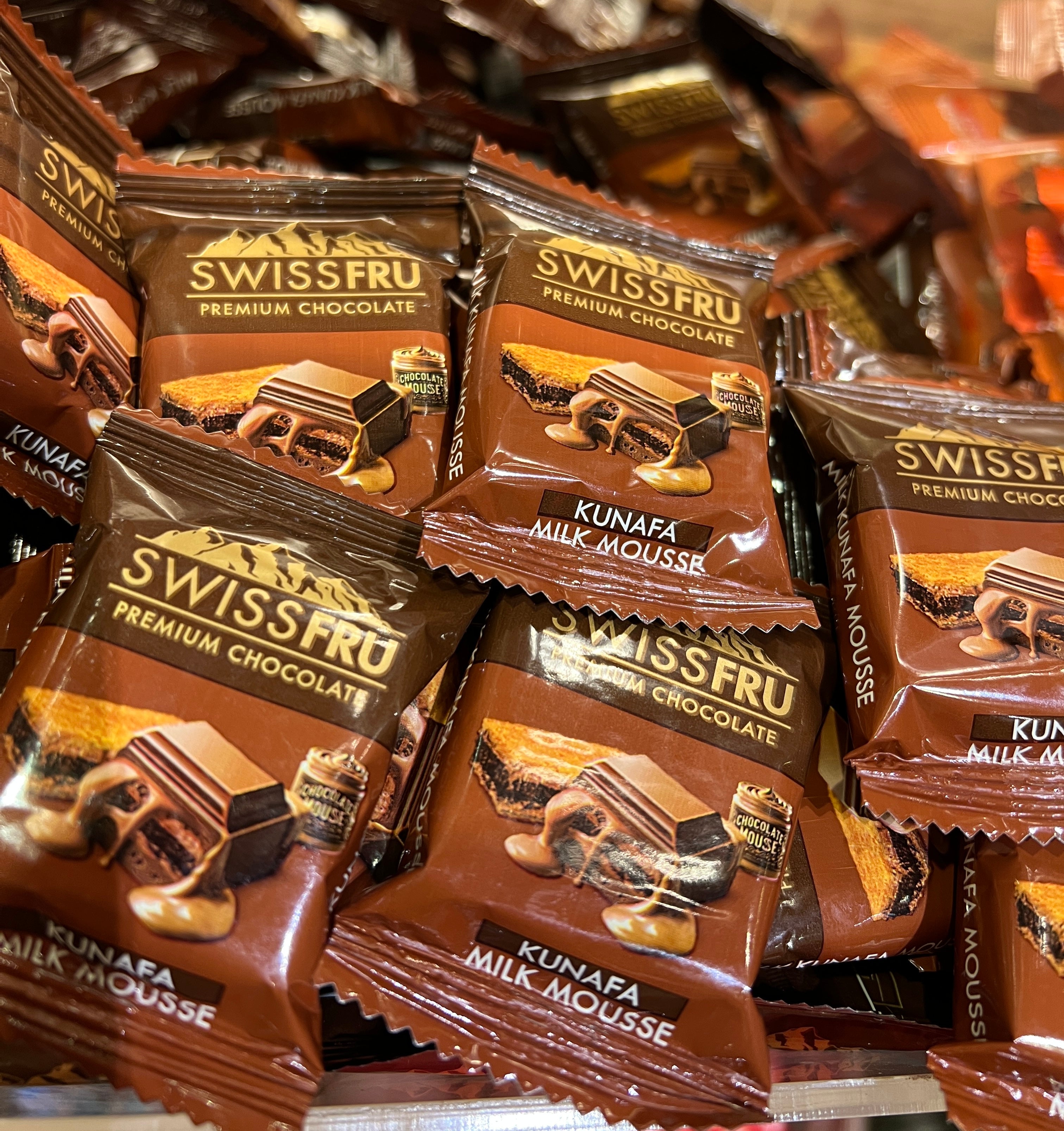 Swiss Fru Kunafa Milk Mousse Mini