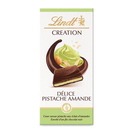 Lindt CREATION Les Connaisseurs Dark Almond Paste Chocolate 150 gm