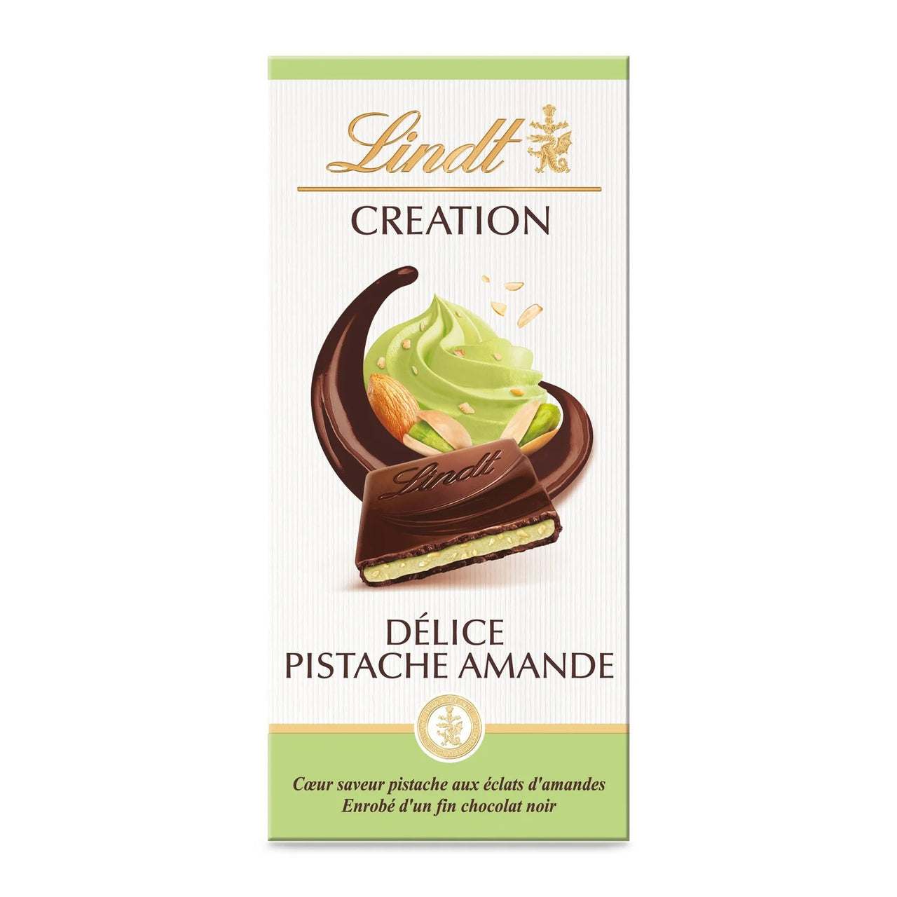 Lindt CREATION Les Connaisseurs Dark Almond Paste Chocolate 150 gm