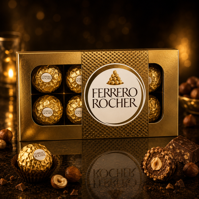 Ferrero Rocher Chocolate 100gm - 8 Pieces