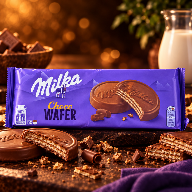 Milka Choco Wafer 180 gm