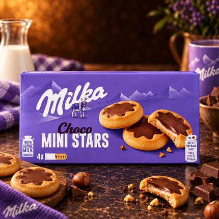 Milka Choco Mini Stars Biscuits 150 gm
