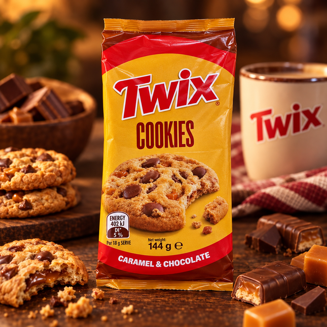 Twix Cookies Caramel & Chocolate 144 gm