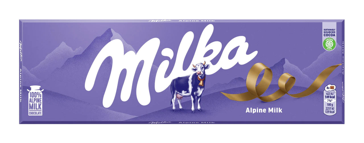 Milka Alpine Milk Chocolate 250 gm