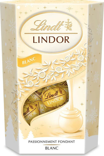 Lindt Lindor White Chocolate Truffles Box 200 gm