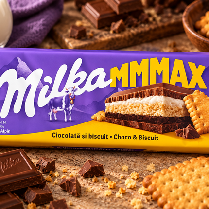 Milka MMMAX Choco & Biscuit 300 gm