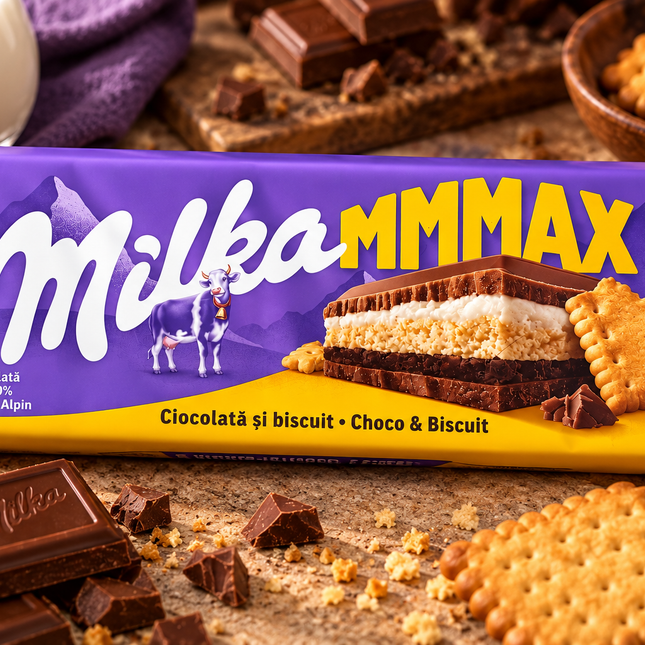 Milka MMMAX Choco & Biscuit 300 gm