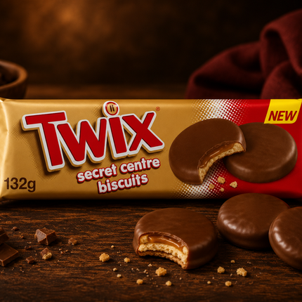 Twix Secret Center Biscuits 132gm