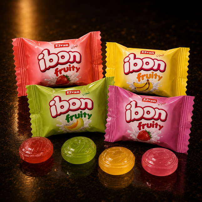 Ibon Fruity Milk Hard Candy