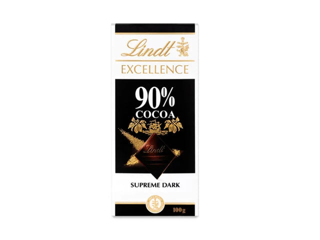 Lindt Excellence 90% Dark Chocolate 100 gm