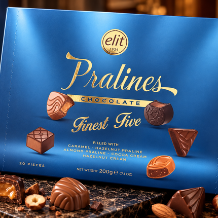Elit Pralines Finest Five 200 gm