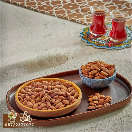 لوز مقشر محمص