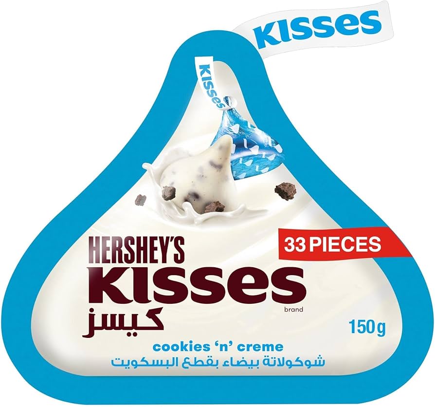 Hersheys Kisses Chocolates with Cookies & Creme 150gm
