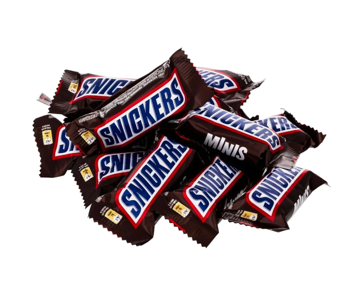 Mini Snickers Words Snickers Mini – Drahem Nuts